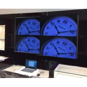 哈爾濱中央商城浪琴店55寸液晶拼接屏